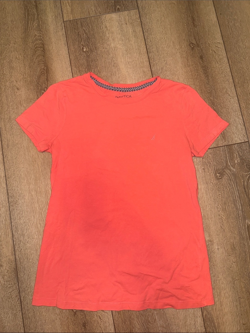 Nautica Coral-salmon Short Sleeve T-shirt